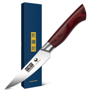 3.75-Inch Paring Knife – High Carbon Stainless Steel Japanese Fruit Knife with Ergonomic Wood Handle